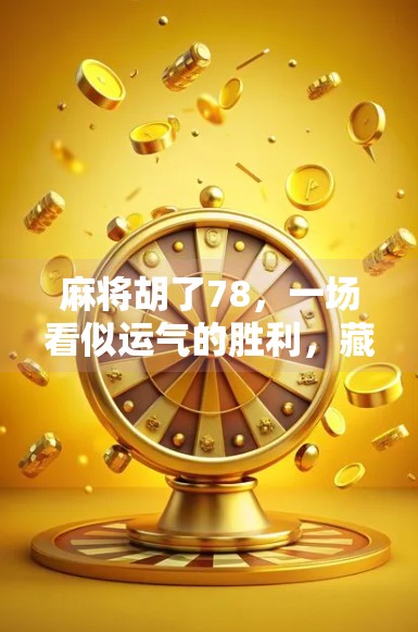 麻将胡了78,一场看似运气的胜利,藏着普通人最真实的奋斗密码 麻将胡了78,一场看似运气的胜利,藏着普通人最真实的奋斗密码