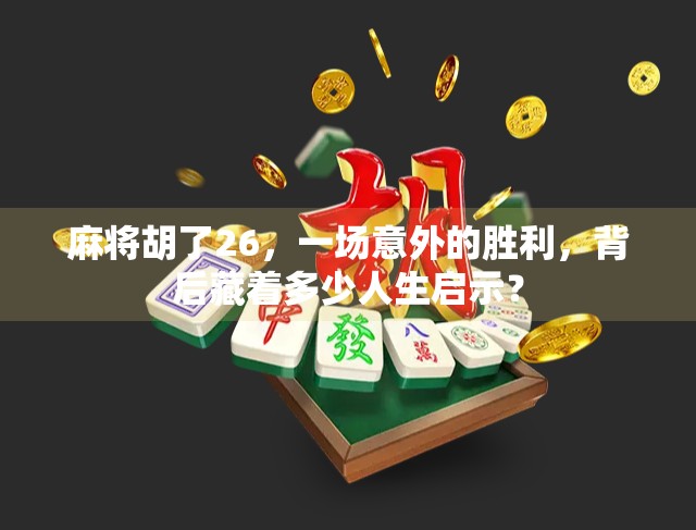 麻将胡了26，一场意外的胜利，背后藏着多少人生启示？