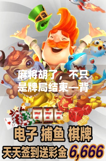 麻将胡了,不只是牌局结束—背后藏着的中国式社交密码 麻将胡了,不只是牌局结束—背后藏着的中国式社交密码