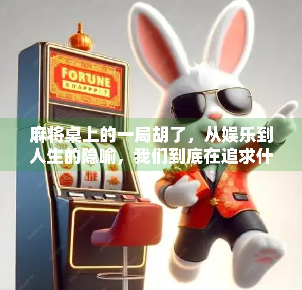 麻将桌上的一局胡了,从娱乐到人生的隐喻,我们到底在追求什么? 麻将桌上的一局胡了,从娱乐到人生的隐喻,我们到底在追求什么?