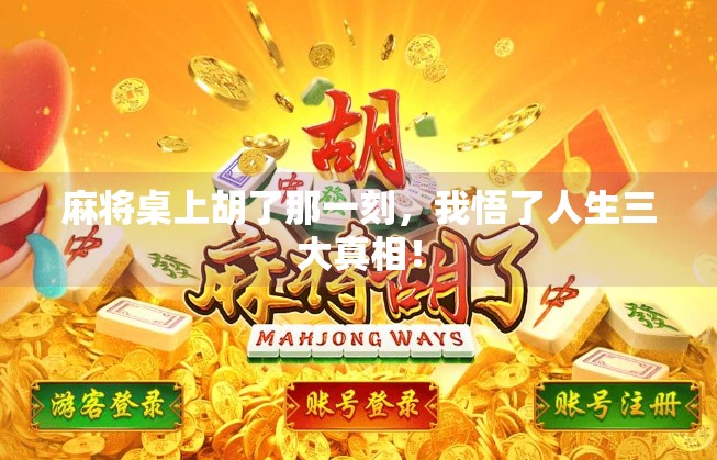 麻将桌上胡了那一刻,我悟了人生三大真相! 麻将桌上胡了那一刻,我悟了人生三大真相!