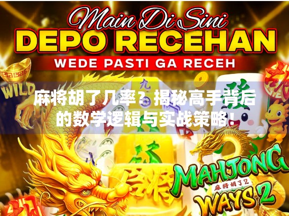 麻将胡了几率?揭秘高手背后的数学逻辑与实战策略!