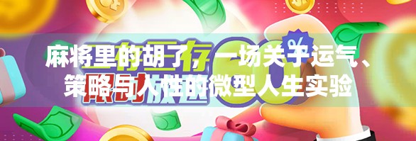 麻将里的胡了,一场关于运气、策略与人性的微型人生实验 麻将里的胡了,一场关于运气、策略与人性的微型人生实验