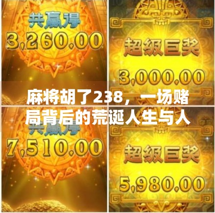 麻将胡了238,一场赌局背后的荒诞人生与人性微光 麻将胡了238,一场赌局背后的荒诞人生与人性微光