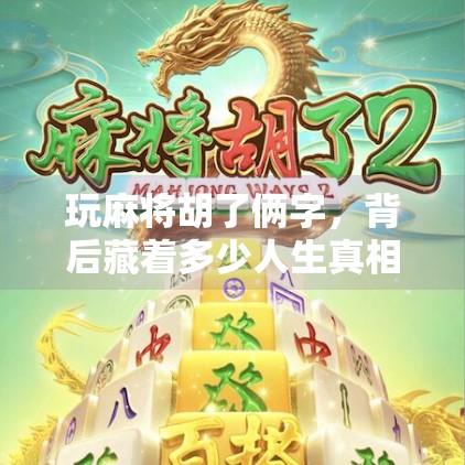 玩麻将胡了俩字,背后藏着多少人生真相? 玩麻将胡了俩字,背后藏着多少人生真相?