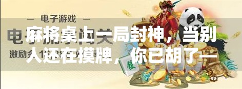 麻将桌上一局封神，当别人还在摸牌，你已胡了—这到底是运气还是玄学？