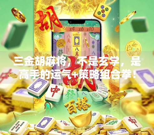 三金胡麻将,不是玄学,是高手的运气+策略组合拳!
