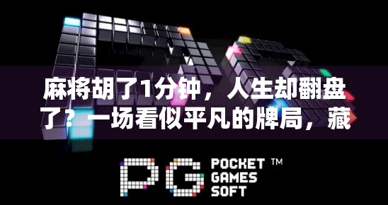 麻将胡了1分钟,人生却翻盘了?一场看似平凡的牌局,藏着普通人逆袭的密码