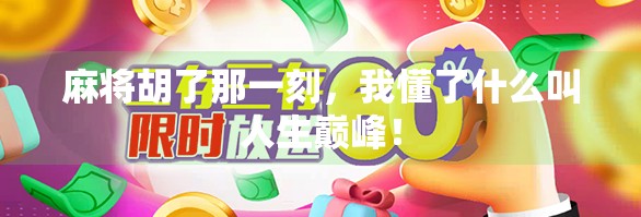麻将胡了那一刻，我懂了什么叫人生巅峰！