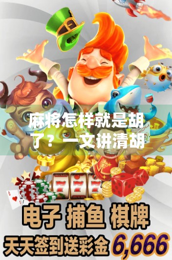 麻将怎样就是胡了?一文讲清胡牌规则,新手秒变高手!