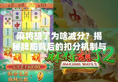 麻将胡了为啥减分?揭秘牌局背后的扣分机制与玩家心理博弈