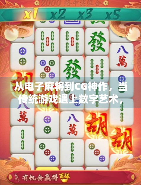 从电子麻将到CG神作，当传统游戏遇上数字艺术，我们正在见证一场文化革命！