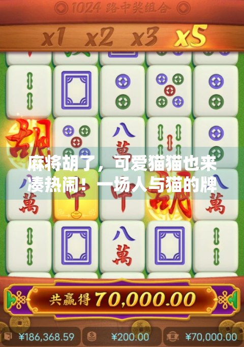 麻将胡了,可爱猫猫也来凑热闹!一场人与猫的牌局奇遇记