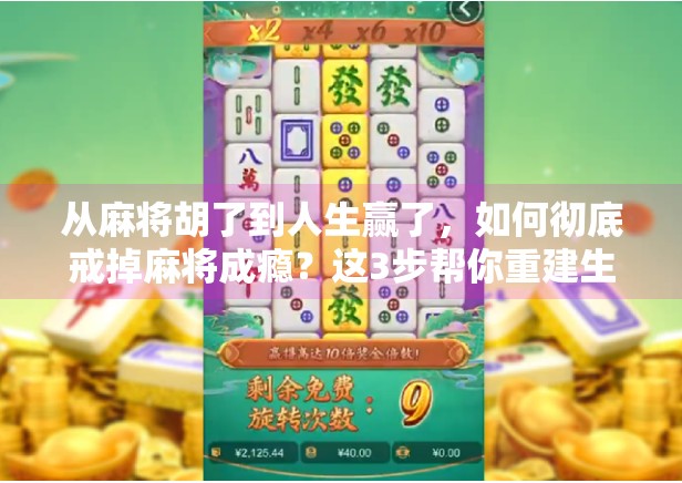 从麻将胡了到人生赢了,如何彻底戒掉麻将成瘾?这3步帮你重建生活秩序! 从麻将胡了到人生赢了,如何彻底戒掉麻将成瘾?这3步帮你重建生活秩序!