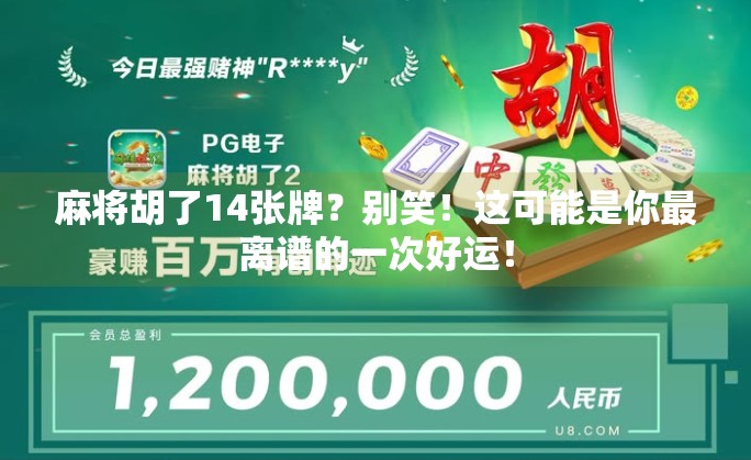 麻将胡了14张牌？别笑！这可能是你最离谱的一次好运！